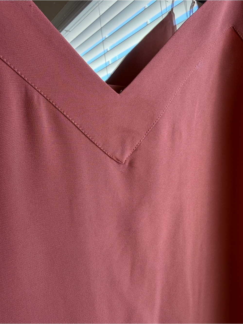 🔥 CUYANA 100% Crepe de Chine Silk Slip Dress V-Neck Pink Midi - Picture 7 of 7